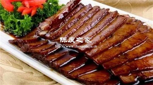 酱牛肉没有陈皮可以用橙子皮代替吗